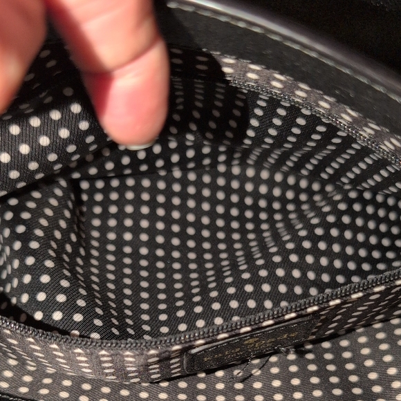 Kate Spade Black Leather Satchel with Bow Detail - Picture 10 of 16